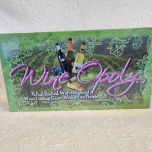 Late For The Sky Wine-Opoly Monopoly Party Board Game Sealed New Made In The USA